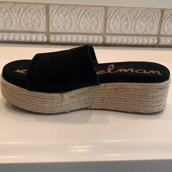 Sam Edelman Weslee Suede PlatformEspadrille Slides - Picture 11 of 13